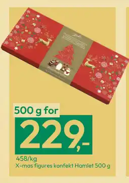 Gigaboks X-mas figures konfekt Hamlet 500 g tilbud