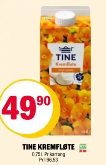 Coop Extra TINE Kremflote tilbud