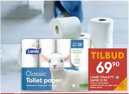 Coop Mega LAMBI TOALETTPAPIR 12 PK tilbud