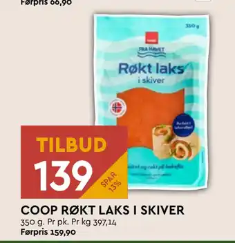 Coop Mega COOP RØKT LAKS I SKIVER tilbud