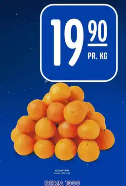 Rema 1000 KLEMENTINER tilbud