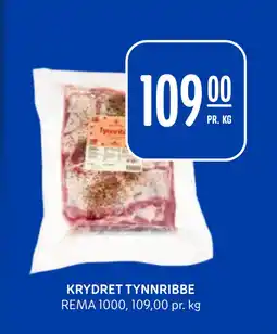 Rema 1000 KRYDRET TYNNRIBBE tilbud