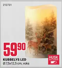 Europris KUBBELYS LED tilbud