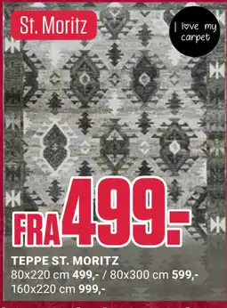 Europris TEPPE ST. MORITZ tilbud