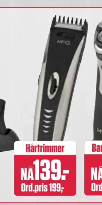 Europris Hårtrimmer tilbud