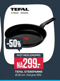 Europris TEFAL STEKEPANNE tilbud