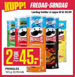 Europris PRINGLES tilbud