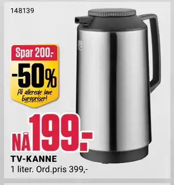Europris TV-KANNE tilbud