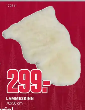 Europris LAMMESKINN tilbud