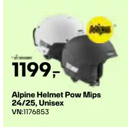 XXL Sport Alpine Helmet Pow Mips 24/25, Unisex tilbud