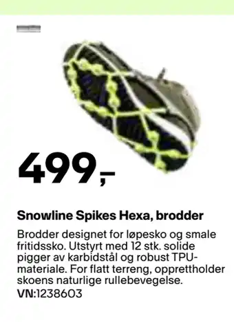 XXL Sport Snowline Spikes Hexa, brodder tilbud