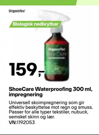 XXL Sport ShoeCare Waterproofing 300 ml, impregnering tilbud