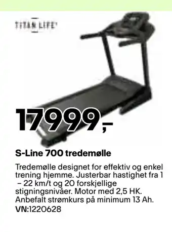 XXL Sport S-Line 700 tredemølle tilbud