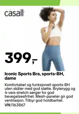 XXL Sport Iconic Sports Bra, sports-BH, dame tilbud