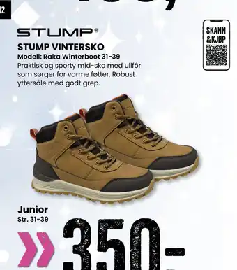 Sport Outlet STUMP VINTERSKO tilbud