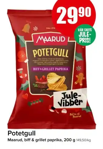 Spar MAARUD Potetgull tilbud