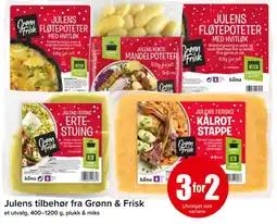 Spar GRONN FRISK  Julens tilbehør fra grønn & frisk tilbud