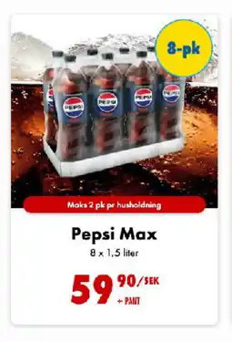 Nordby Supermarket Pepsi max tilbud
