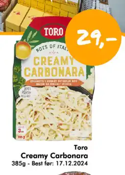 Havaristen TORO Creamy Carbonara tilbud