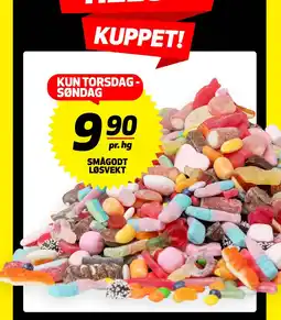 Bunnpris SMAGODT LØSVEKT tilbud