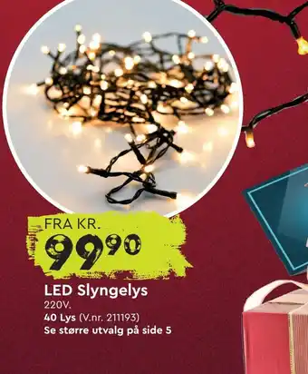 Mekk Led slyngelys tilbud