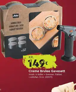 Mekk Creme Brulee Gavesett tilbud