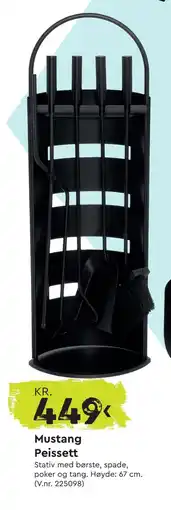 Mekk Mustang Peissett tilbud