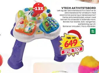 Extra Leker VTECH AKTIVITETSBORD tilbud