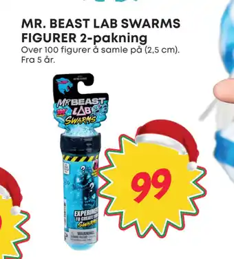 Extra Leker MR. BEAST LAB SWARMS FIGURER 2-pakning tilbud