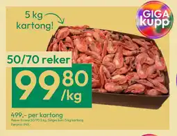 Gigaboks 50/70 reker tilbud