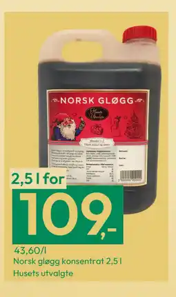Gigaboks Norsk gløgg konsentrat 2,5 l tilbud