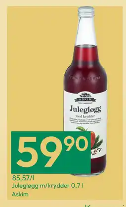 Gigaboks Julegløgg m/krydder 0,7 l tilbud