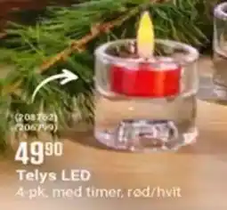 Europris Telys LED tilbud