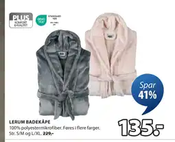JYSK LERUM BADEKÅPE tilbud