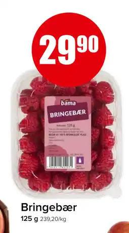 Spar Bringebær tilbud