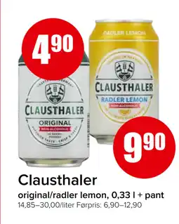 Spar Clausthaler tilbud