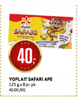Bunnpris YOPLAIT SAFARI APE tilbud