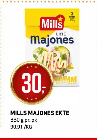 Bunnpris MILLS MAJONES EKTE tilbud