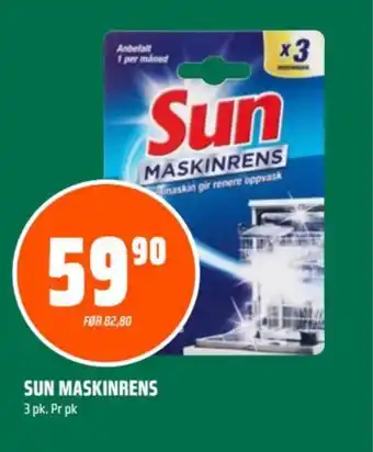 Coop Obs SUN maskinrens tilbud