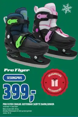 Coop Obs PRO FLYER cougar justerbar skøyte barn/junior tilbud