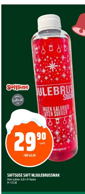 Coop Obs SAFTSUSE SAFT M/JULEBRUSSMAK tilbud