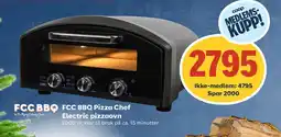 Coop Obs FCC BBQ Pizza Chef Electric pizzaovn tilbud