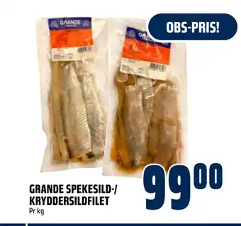 Coop Obs GRANDE SPEKESILD-/ KRYDDERSILDFILET tilbud