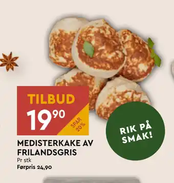 Coop Mega MEDISTERKAKE AV FRILANDSGRIS tilbud