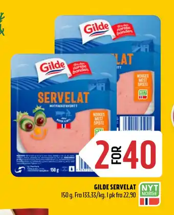 Coop Prix GILDE SERVELAT tilbud
