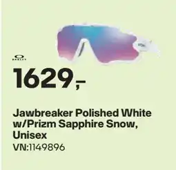 XXL Sport Jawbreaker Polished White w/Prizm Sapphire Snow, Unisex tilbud