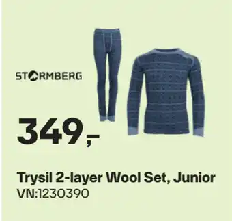 XXL Sport Trysil 2-layer Wool Set, Junior tilbud