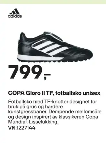 XXL Sport COPA Gloro II TF, fotballsko unisex tilbud