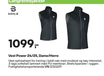 XXL Sport Vest Power 24/25, Dame/Herre tilbud