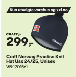 XXL Sport Craft Norway Practise Knit Hat Usx 24/25, Unisex tilbud